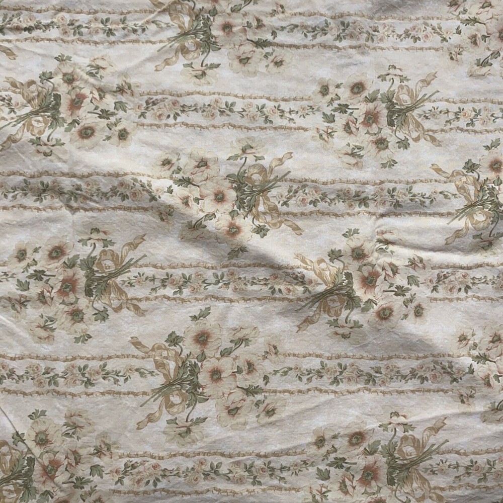 Fabric 2 3/8 Yards Robyn Pandolph Moda 40” Flowers Floral Yellow Brown